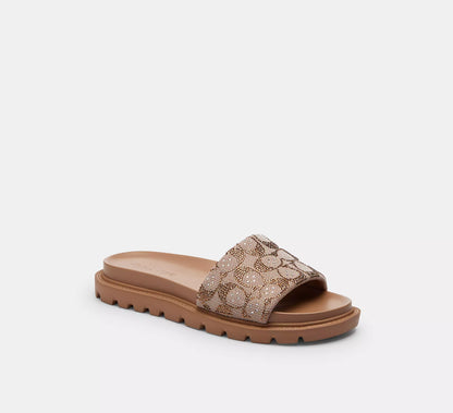 Brynn Shoes In Crystal Signature Jacquard