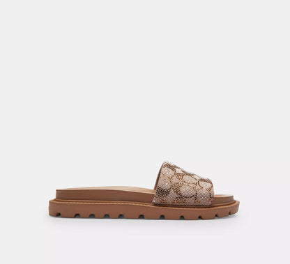 Brynn Shoes In Crystal Signature Jacquard