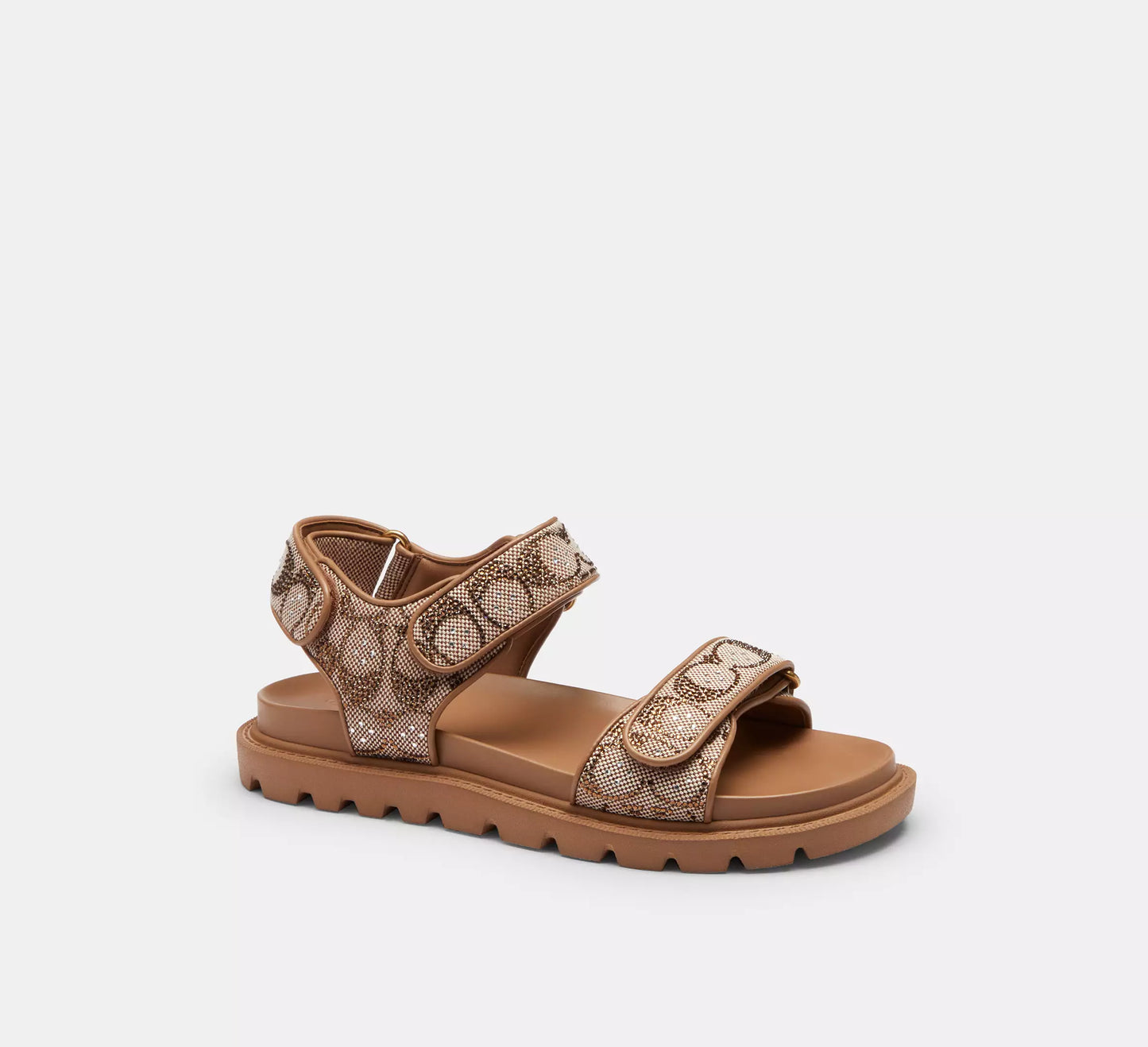 Brynn Shoes In Crystal Signature Jacquard